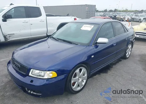 2000 Audi S4 2.7 Quattro from USA, damaged, VIN WAUDD68D2YA041149